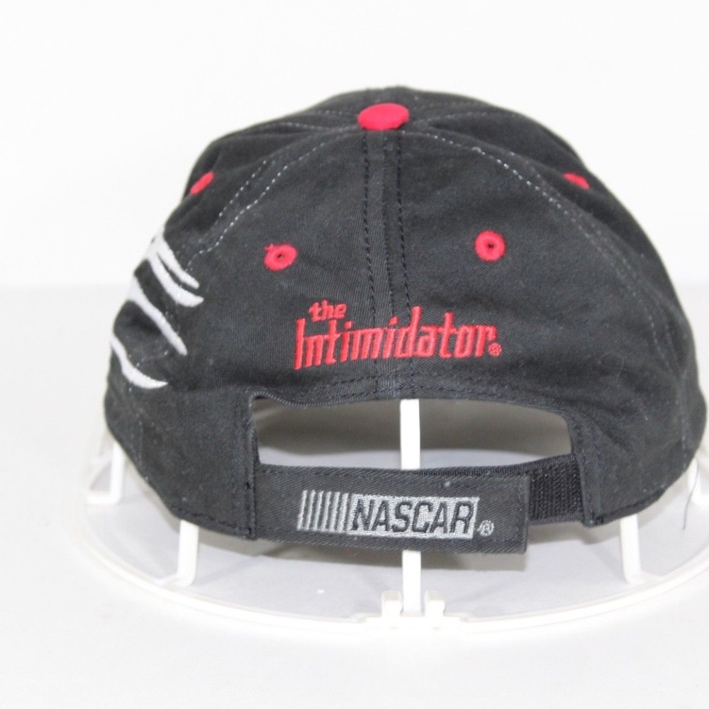 Vintage Dale Earnhardt Nascar Flames Hat Cap Black - Picture 3 of 7